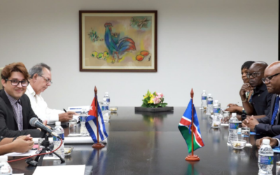 Ratifican Cuba y Namibia excelente estado de las relaciones bilaterales y compromiso de solidaridad