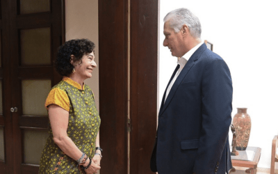 Recibe Díaz-Canel a la Subdirectora General de Prioridad África y Relaciones Exteriores de la UNESCO