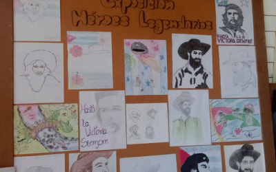 Rememoran estudiantes de formación pedagógica el legado de Camilo y Ché.
